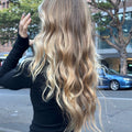 Balayage vs foils hair colour technique at Que Colour salon Darlinghurst