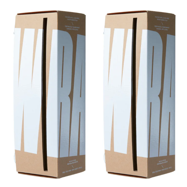 Q WRAP | TRANSPARENT PERFORATED FILM FOR SALON USE