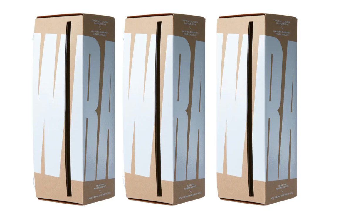 Q WRAP | TRANSPARENT PERFORATED FILM FOR SALON USE