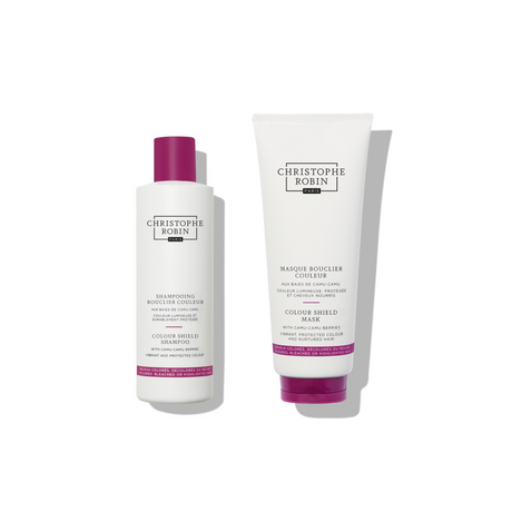 Christophe Robin Colour Shield Duo, shampoo and mask with camu-camu berries