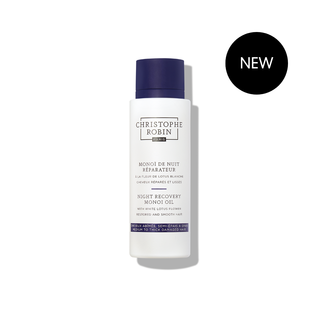 Christophe Robin - Night Recovery Monoï Oil with White Lotus Flower, 150ml