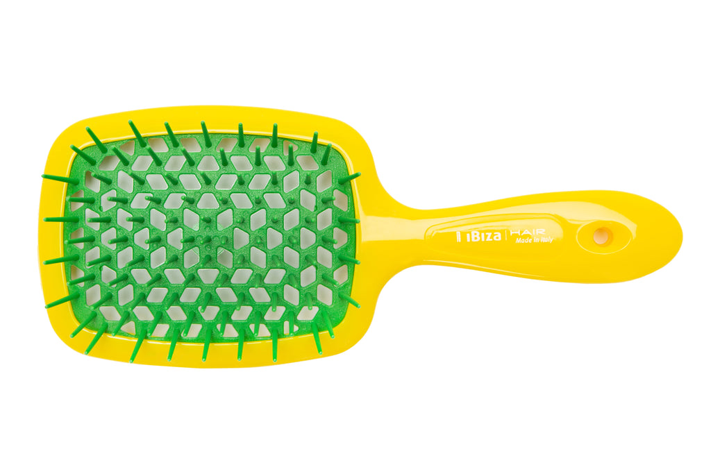 Ibiza Hair - AirWave Shower Brush Yellow - Green